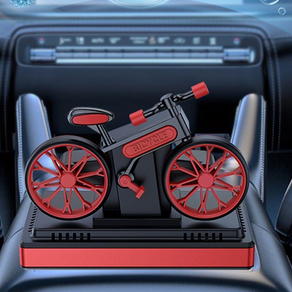 Solar Bicycle Design Car Perfume Air Freshener