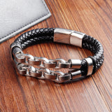 Handmade Multi-Layer Leather Bracelet