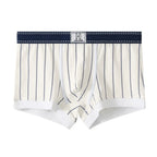 New Striped Cotton Boxer Briefs( Set of 03)