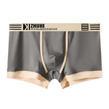 Breathable Ice Silk solid Color Men's Underwear (Set of 4)