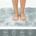 CloudNest Luxury Faux Rabbit Fur Mat