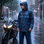 Windproof Full Coverage Raincoat Set (XXL)
