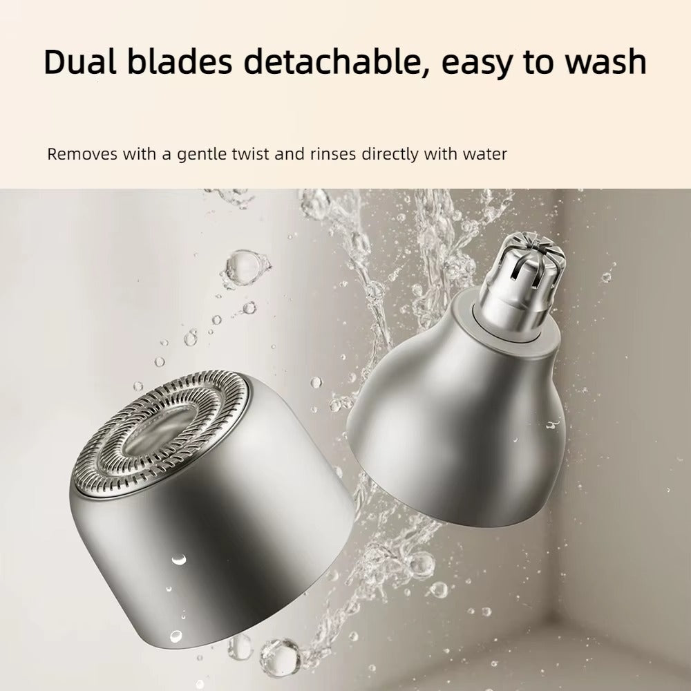 2-In-1 Electric Facial Nose Hair Trimmer