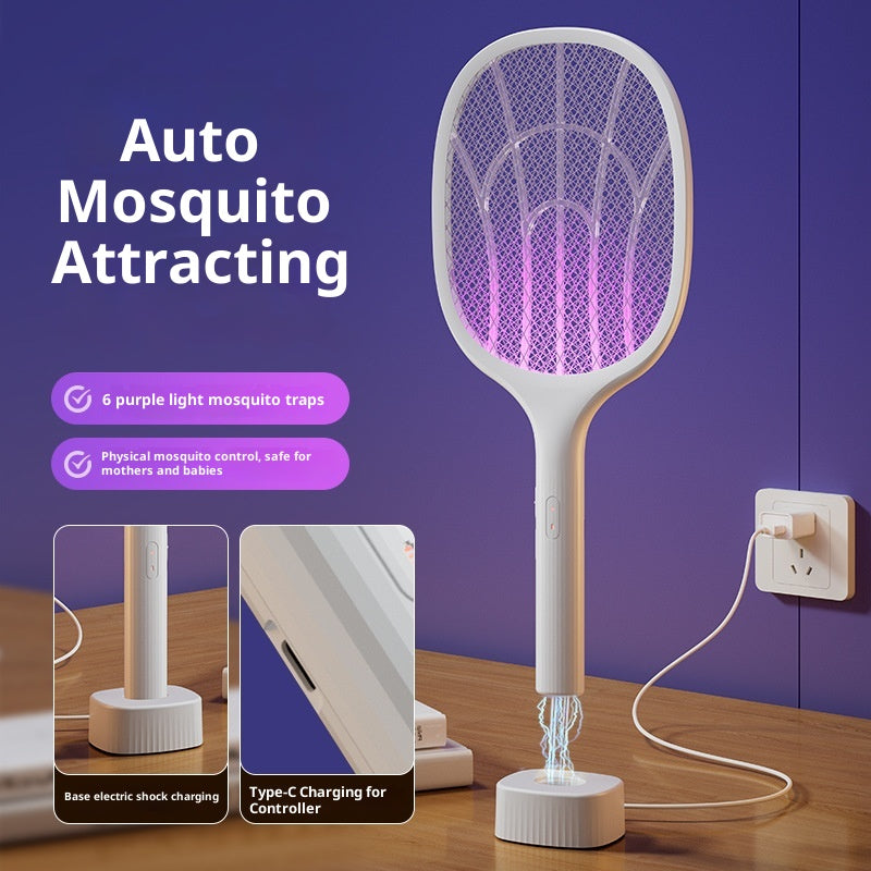 Automatic Light Attracting Mosquito Killer Racket