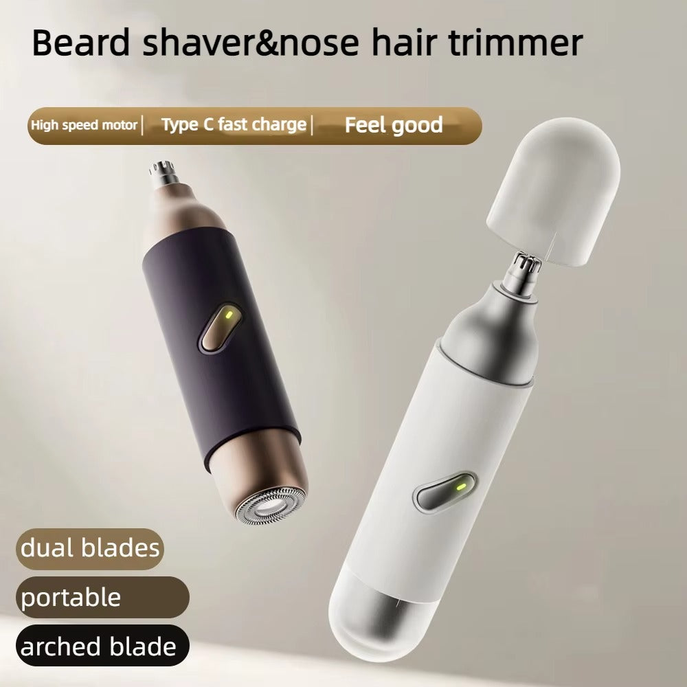 2-In-1 Electric Facial Nose Hair Trimmer