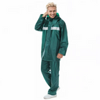 Premium Rubber Waterproof Rain Suit (XXL)