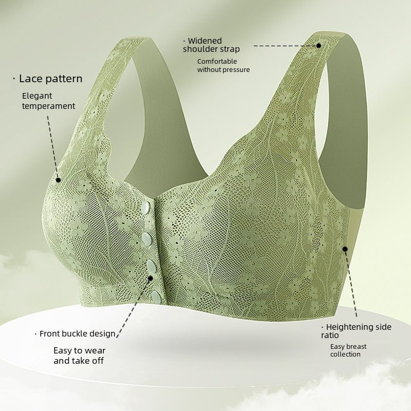 Korean Style Front Button Seamless Comfort Bra ( Set of 2)