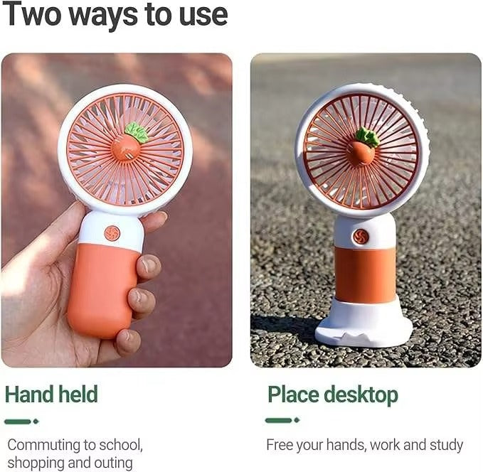 Cute Mini Usb Rechargeable Fan