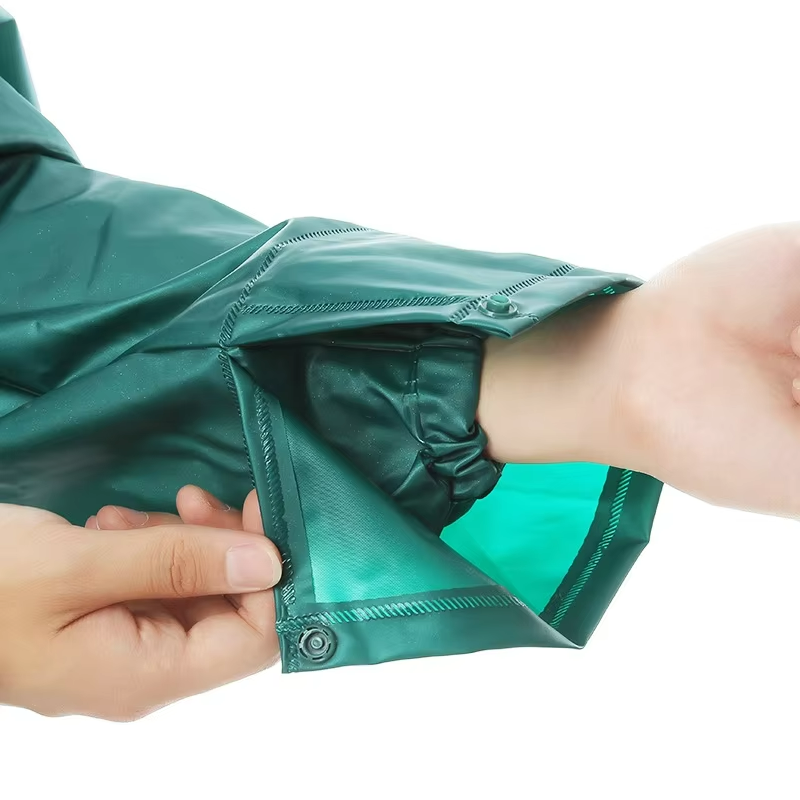 Premium Rubber Waterproof Rain Suit (XXL)