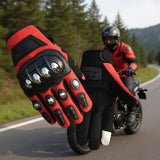 Stainless Steel Shell Motorbike Safety Gloves