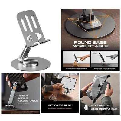 Original Metal 360 Degree Rotatable & Portable Phone Holder