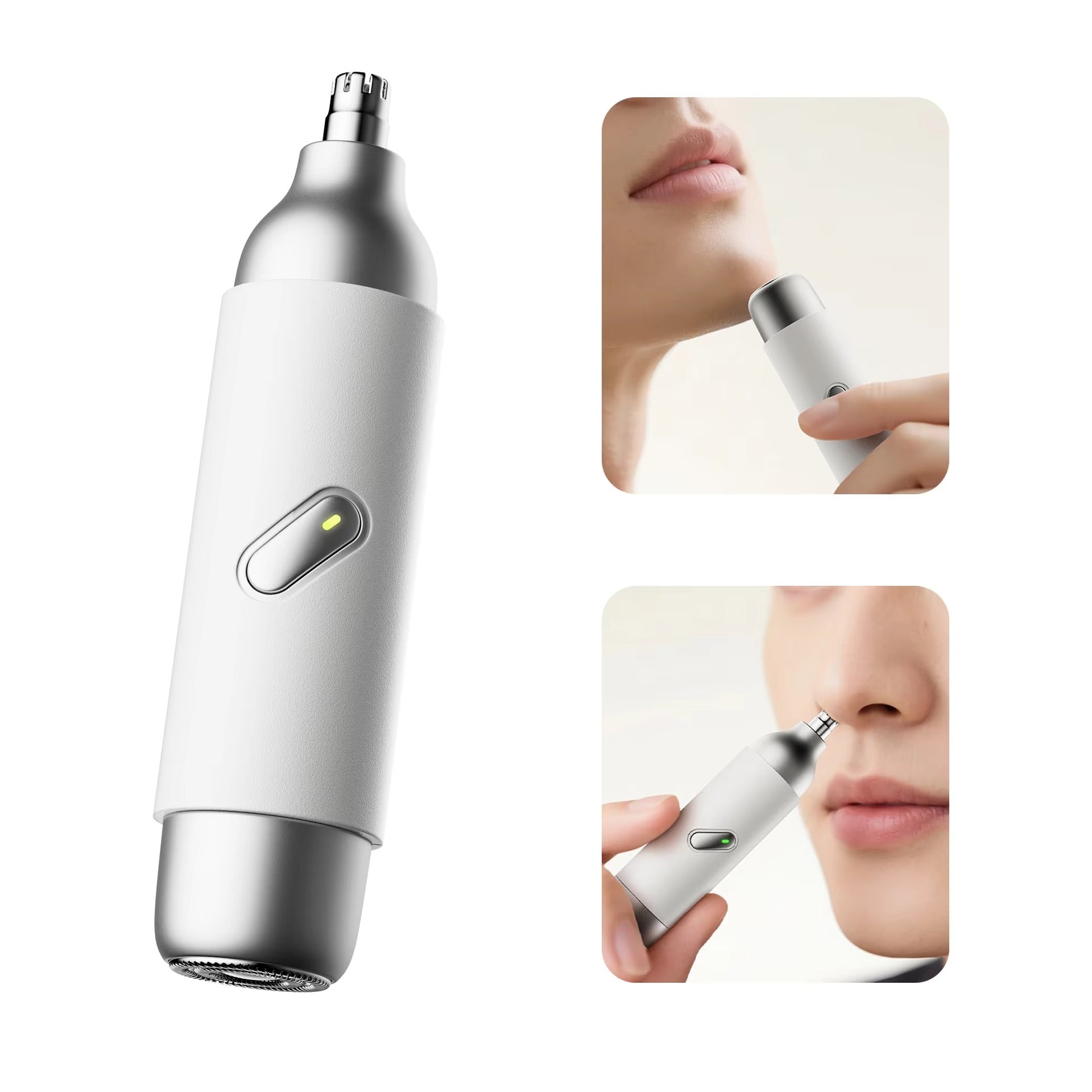 2-In-1 Electric Facial Nose Hair Trimmer