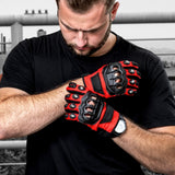 Stainless Steel Shell Motorbike Safety Gloves