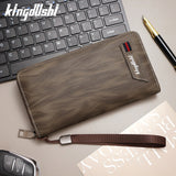 Long Zipper Men's Clutch Wallet