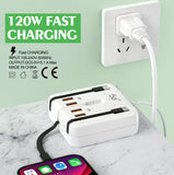 USB 3 in 1 Charger for Android & Apple