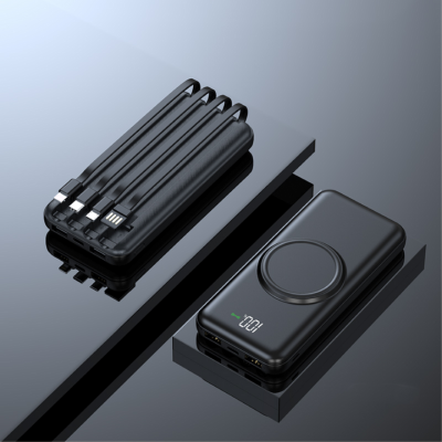 3 In 1 Wireless Charging Multicable 10000mAh Powerbank