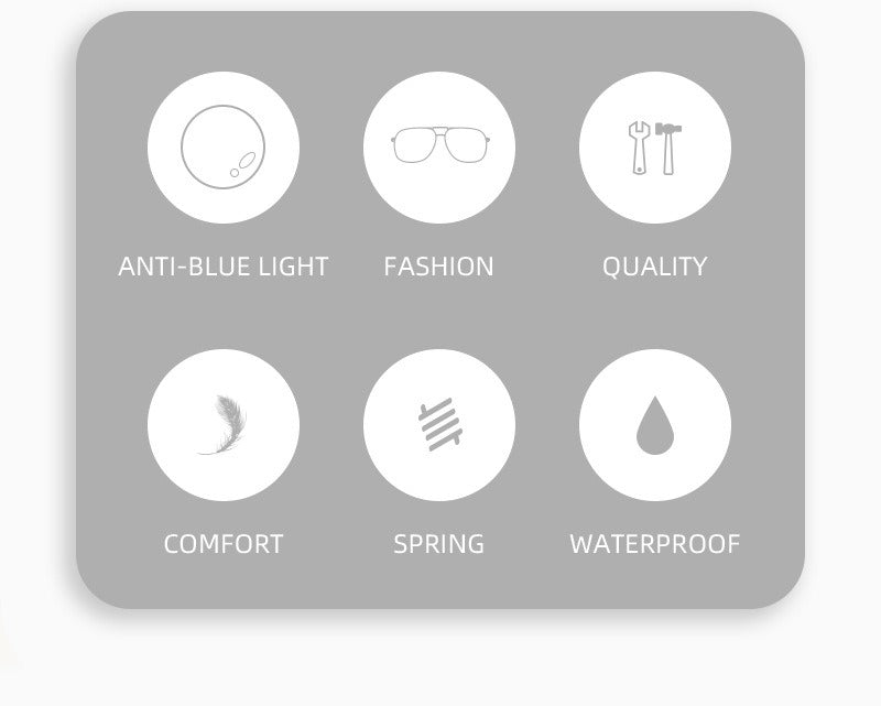 Minimalist Anti-Blue Light Metal Frame