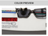 Retro Pilot Square Frame Men’s Sunglasses