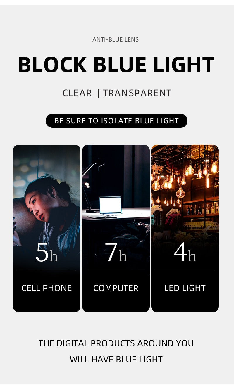 Minimalist Anti-Blue Light Metal Frame