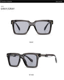 Retro Pilot Square Frame Men’s Sunglasses