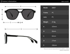 Square Frame Retro Acrylic Sunglass