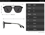 Square Frame Retro Acrylic Sunglass