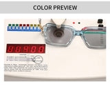 Retro Double Beam Square Frame Sunglasses