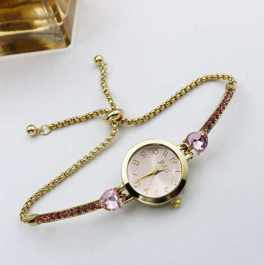 Women’s Love Heart Bracelet Quartz Watch