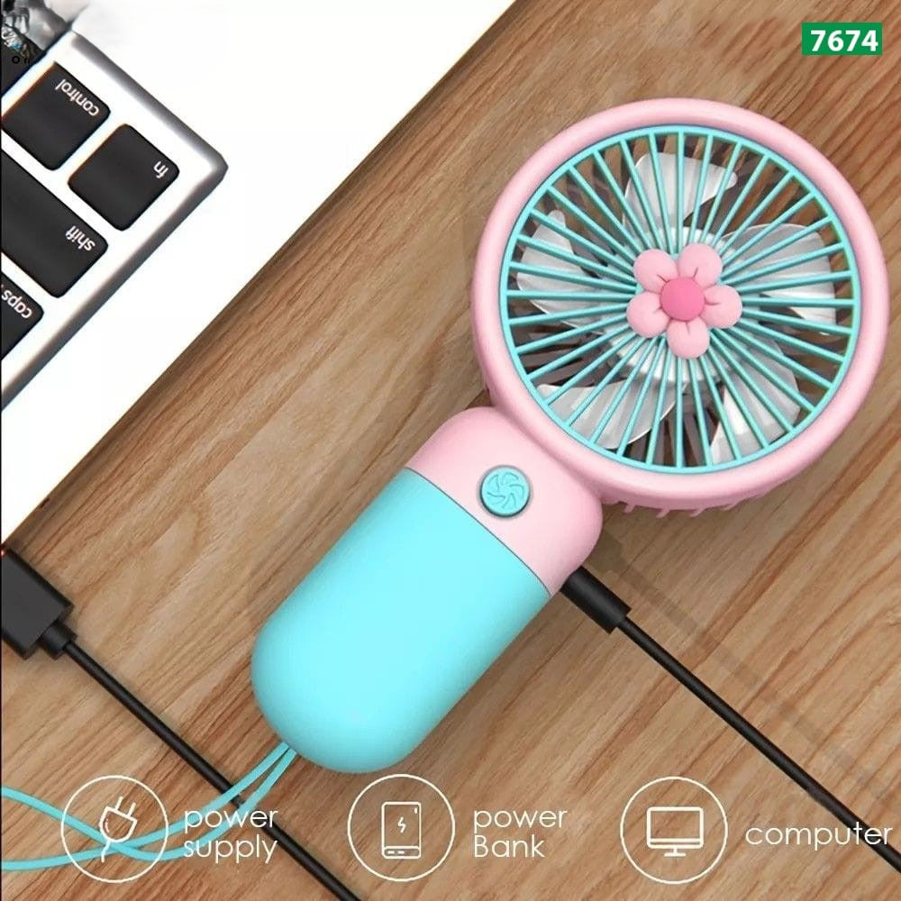 Cute Mini Usb Rechargeable Fan
