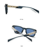 Trendy Half-Pin Frame Retro Eyewear