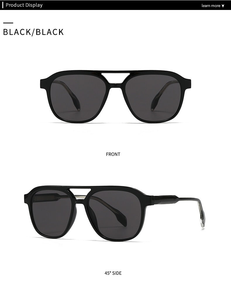 Square Frame Retro Acrylic Sunglass