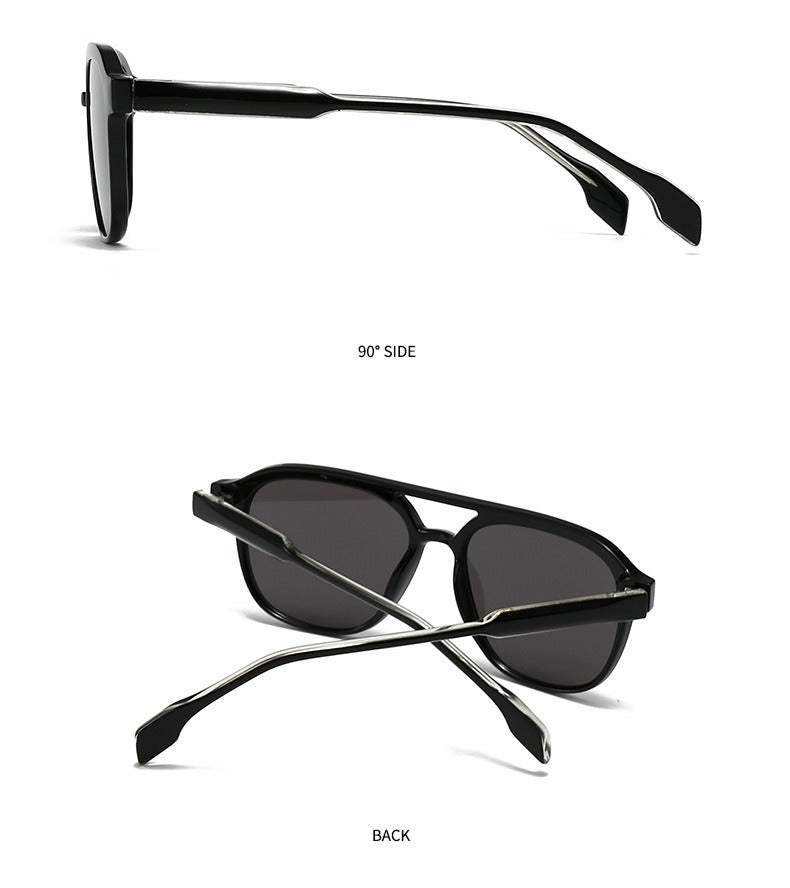 Square Frame Retro Acrylic Sunglass