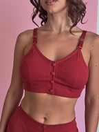 Ultra Soft Ribbed Bra ( Set of 3 )