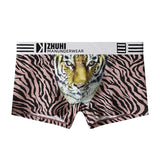 Gunner Leopard Printed Slim Fit Boxers (set of 04)