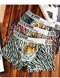 Gunner Leopard Printed Slim Fit Boxers (set of 04)
