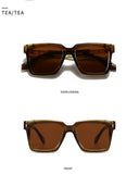 Retro Pilot Square Frame Men’s Sunglasses