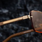 European Retro Frameless Men Sunglasses