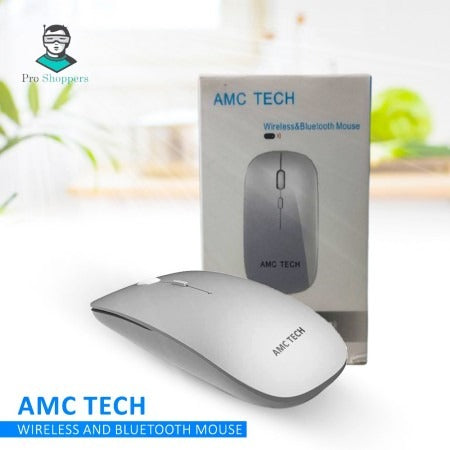 Silent Wireless and Bluetooth Slim Mouse