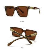 Retro Pilot Square Frame Men’s Sunglasses