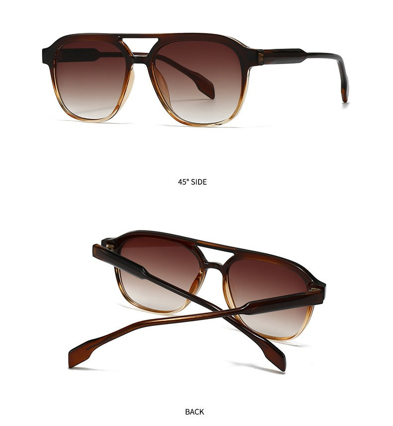Square Frame Retro Acrylic Sunglass