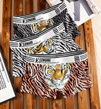 Gunner Leopard Printed Slim Fit Boxers (set of 04)