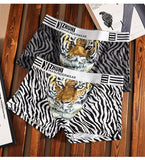 Gunner Leopard Printed Slim Fit Boxers (set of 04)