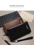 Long Zipper Men's Clutch Wallet