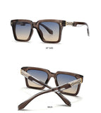 Retro Pilot Square Frame Men’s Sunglasses