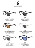 Color Changing Square Optical Eyewear