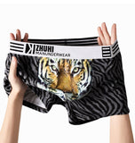 Gunner Leopard Printed Slim Fit Boxers (set of 04)