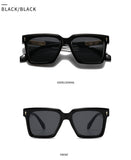 Retro Pilot Square Frame Men’s Sunglasses