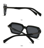 Retro Double Beam Square Frame Sunglasses