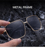 Signature Square Frame Sunglasses for Men