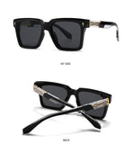 Retro Pilot Square Frame Men’s Sunglasses